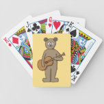 Guitarist. Poker Cards