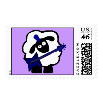 Guitarist Sheep Postage