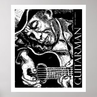 Guitarman - Mississippi John Hurt - Poster
