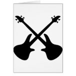 guitarra baja cruzada tarjetón