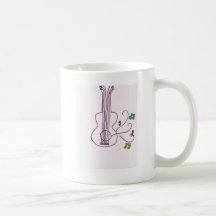 Guitarra Taza De Café