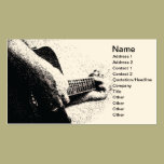 Guitarrista tarjetas de negocio