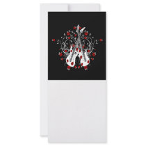 Guitars and Roses rack cards