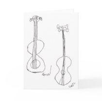 "Guitars" Card