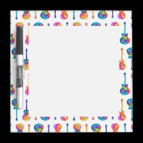 GUITARS Customizable DRY ERASE BOARD dry erase boards