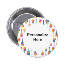 GUITARS Personalizable BUTTONS buttons