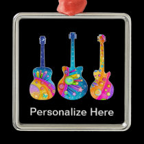 GUITARS Personalizable ORNAMENTS ornaments