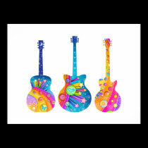 GUITARS POSTER posters