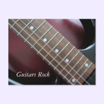 Guitars Rock - Electric Guitar postcards