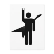 Guitars Rock! Post Card