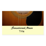 Guitars Sensational Music Business Card Templates