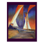 Gulet Under Sail Post Cards