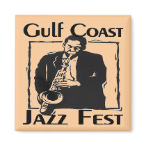 GulF Coast Jazz Fest magnets by figstreetstudio GulF Coast Jazz Fest magnets