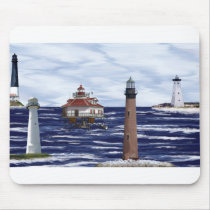 Gulf Coast lighthouses mousepad