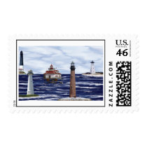 Gulf Coast lighthouses Postage Stamp