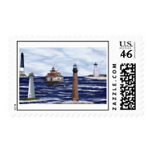 Gulf Coast lighthouses Postage Stamp