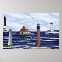 Gulf Coast lighthouses Posters