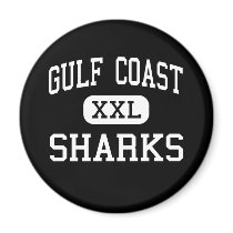 Gulf Coast - Sharks - High School - Naples Florida magnets