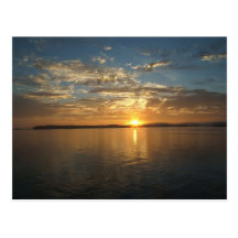 Gulf of Alaska Sunset Postcard