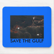gulf oil, SAVE THE GULF Mouse Pads