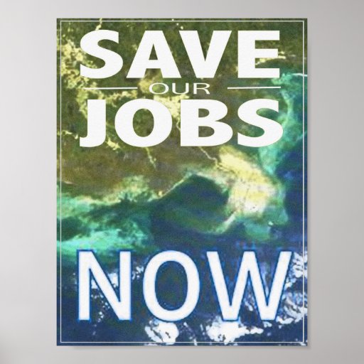 Gulf Oil Spill Lift the Moratorium poster