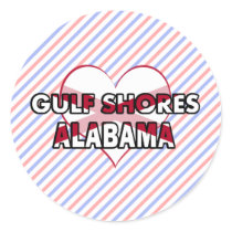 Gulf Shores, Alabama Round Sticker