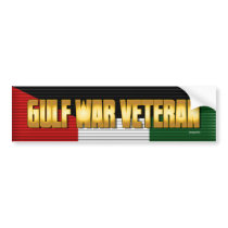 Gulf War Veteran bumper stickers