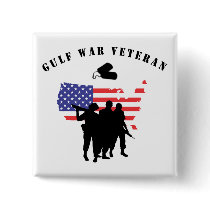 Gulf War Veteran buttons
