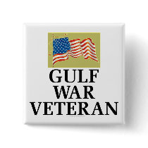 Gulf War Veteran buttons