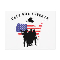 Gulf War Veteran postcards