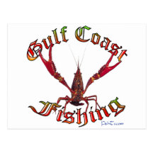 GulfCoast Collection by FishTs.com Postcards