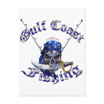 GulfCoast Fishing Pirate postcards