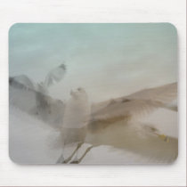 Gull In Flight Mousepad mousepads