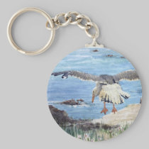 Gull on the Washington coast keychains