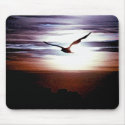 Gull Sunset Mousepad