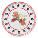 Gulliver's Angels Apricot Poodle Dinner Plate plates