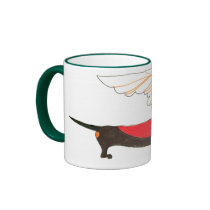 Gulliver's Angels Black Dachshund Mug