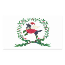Gulliver's Angels Black Lab Gift Tag Business Card