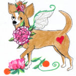 Gulliver's Angels Chihuahua Ornament Cut Outs