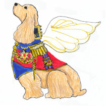Gulliver's Angels Cocker Spaniel  Ornament photo sculptures