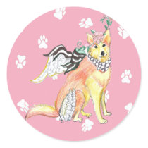 Gulliver's Angels Custom Rescue Dog Sticker