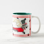 Gulliver's Angels Dapple Dachshund Pawprint Mug mugs