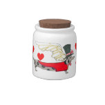 Gulliver's Angels Good Dapple Dachshund Treat Jar candy jars