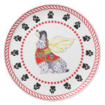 Gulliver's Angels Spotted Cocker Dinner Plate plates