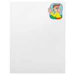 Gum Chewing Pitcher Custom Letterhead
