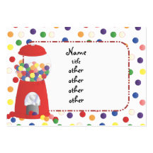 Gumball Fantasy Business Card Template