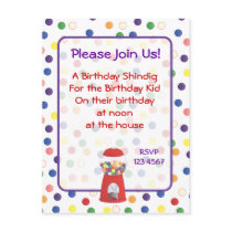 Gumball Invite postcards by candystore Gumball Invite postcards