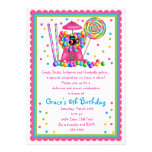 Gumball Machine and Candy Invitation