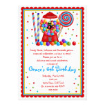 Gumball Machine and Candy Invitation
