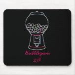 gumball machine glow, Bubblegum25¢ Mouse Pad